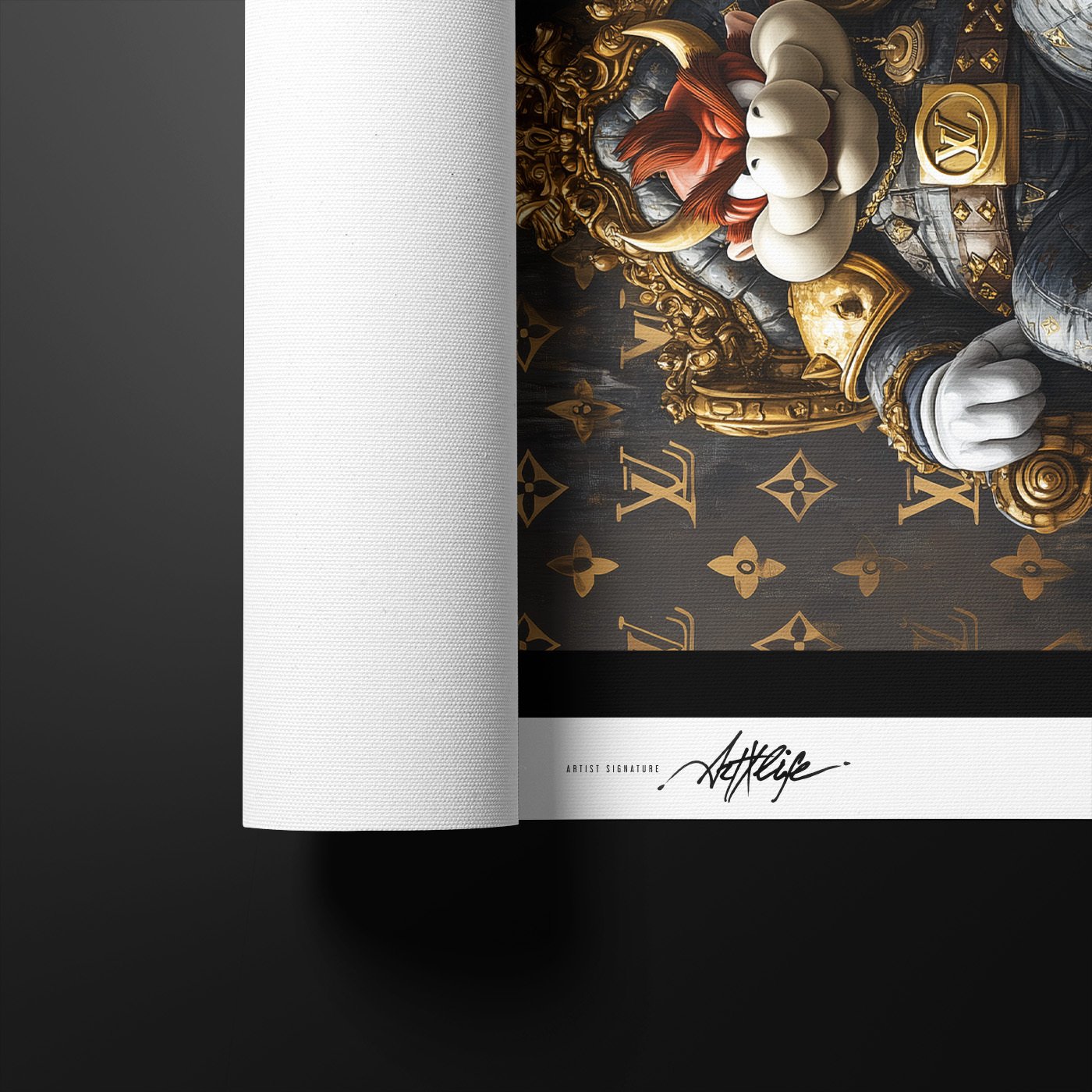Bowser Gold Vuitton Throne