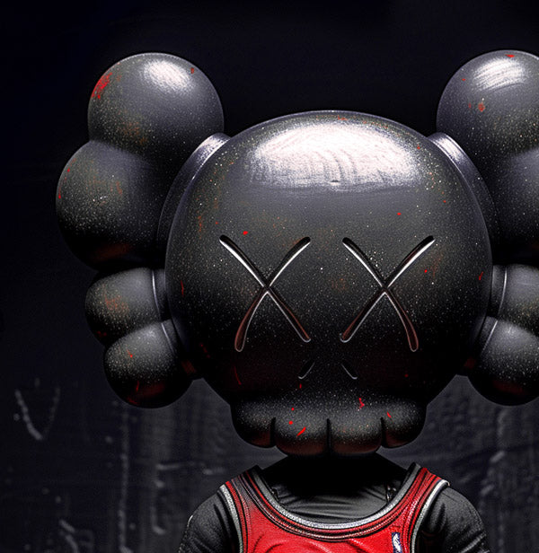 Nba Bulls Red Kaws