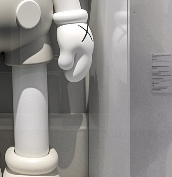 White Glass Case Kaws