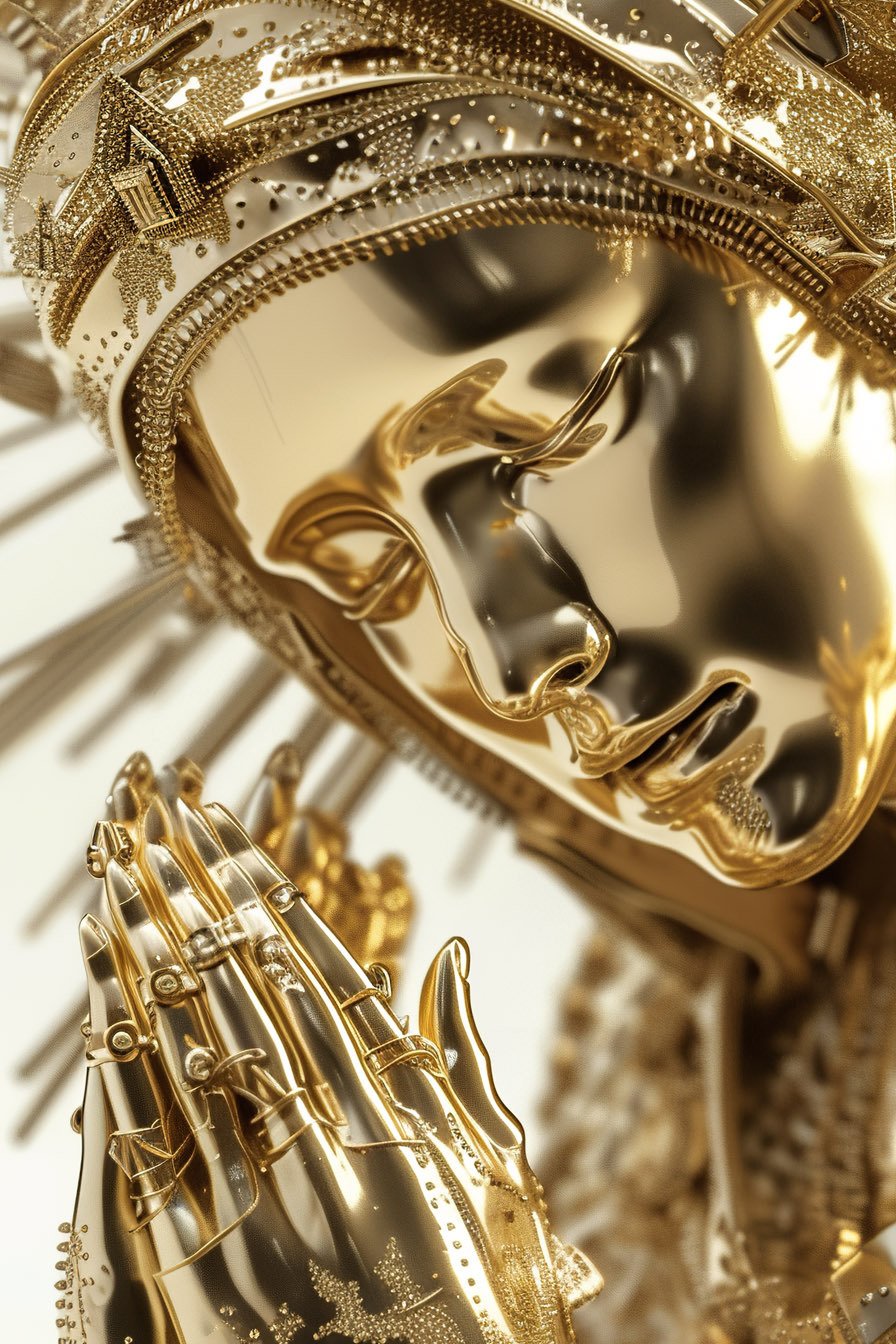 Metal Gold Madonna