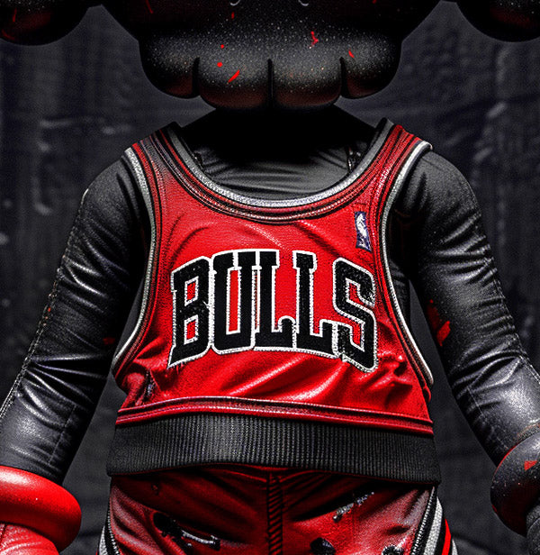 Nba Bulls Red Kaws