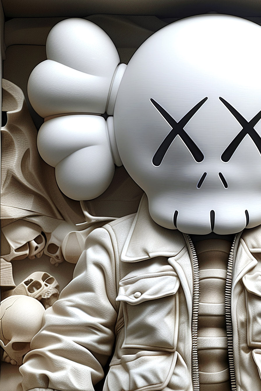 Skeleton Kaws in Box
