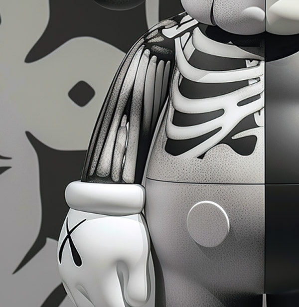 Skeleton Black Kaws