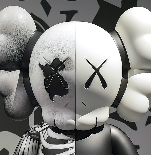 Skeleton Black Kaws