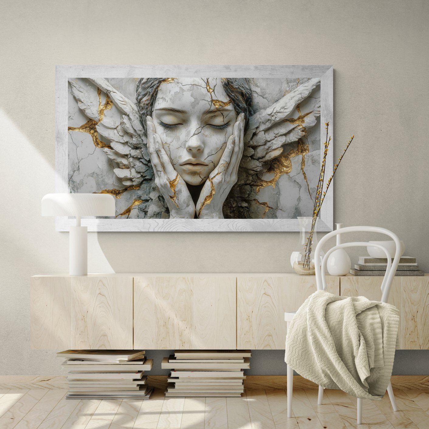 Stone Angel Wings