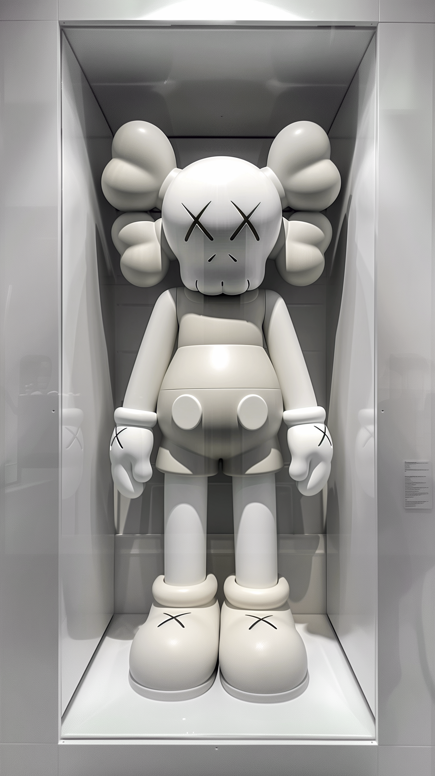White Glass Case Kaws