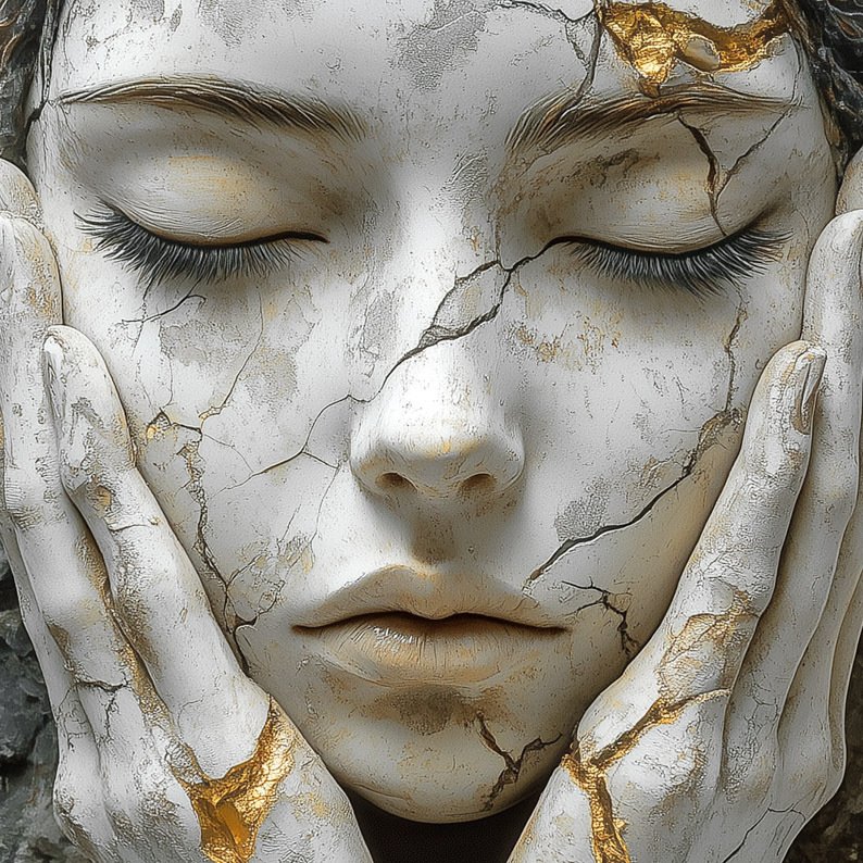 Stone Angel Wings