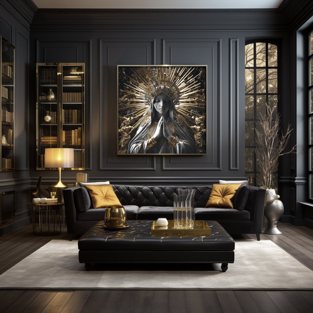 Golden Pray Madonna