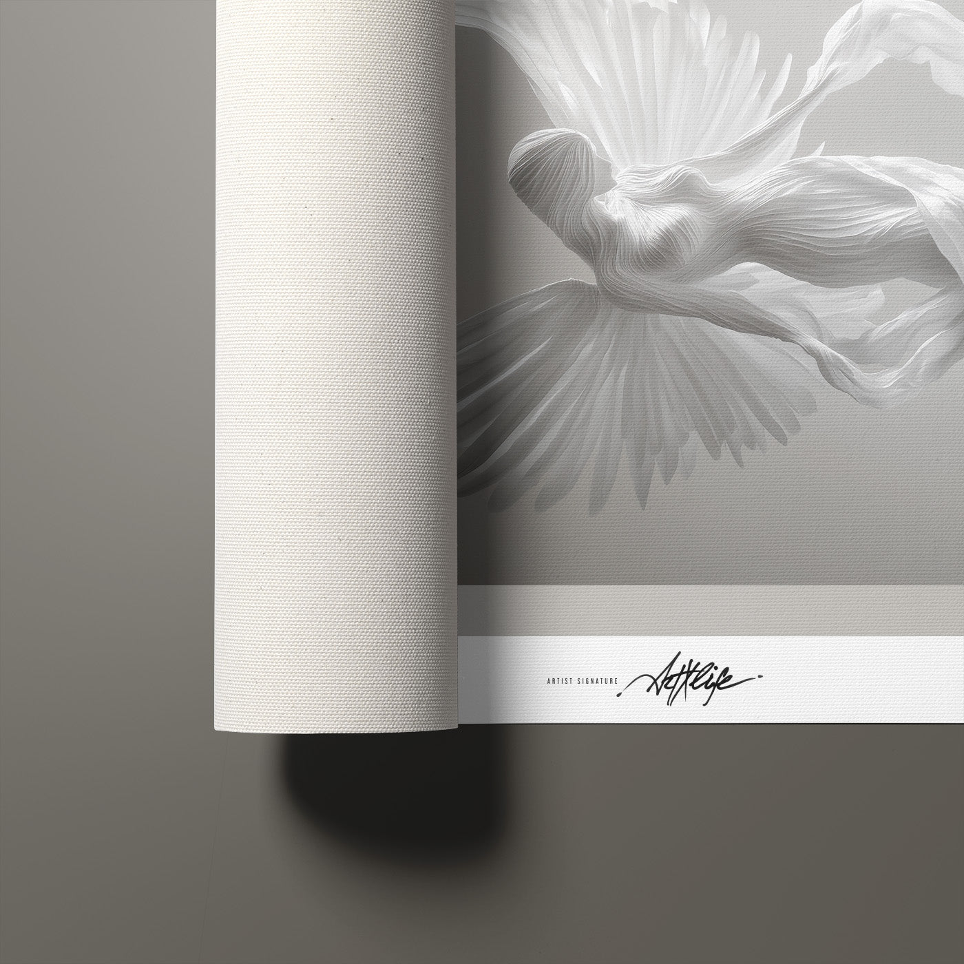 Silk Abstract Ethereal Angel