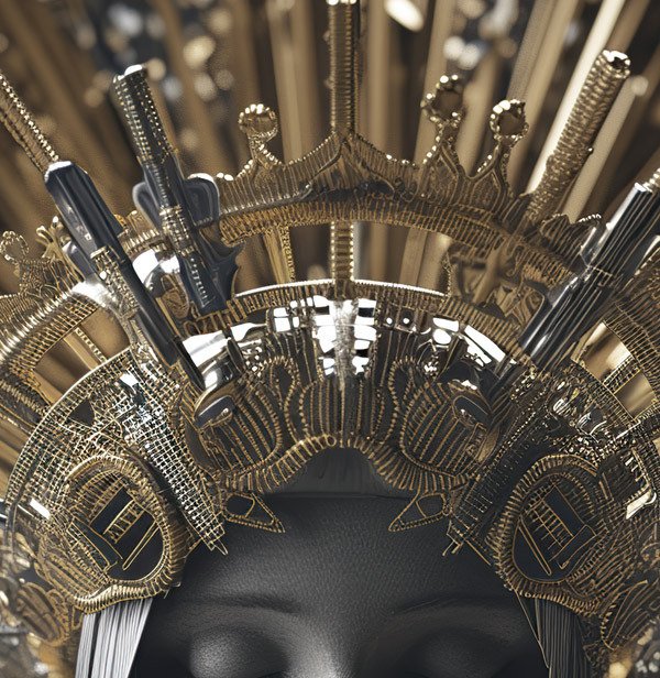 Golden Pray Madonna