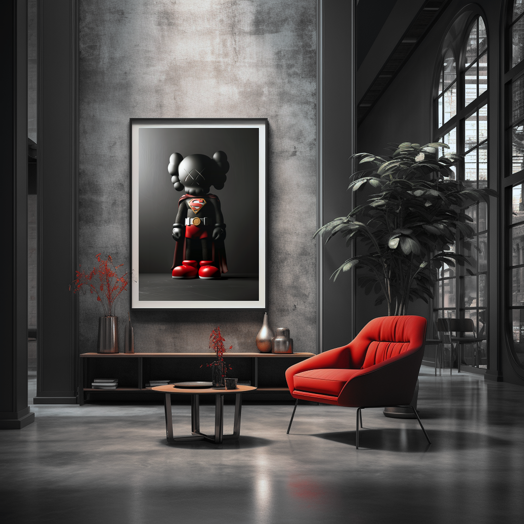 SuperKaws Black&Red