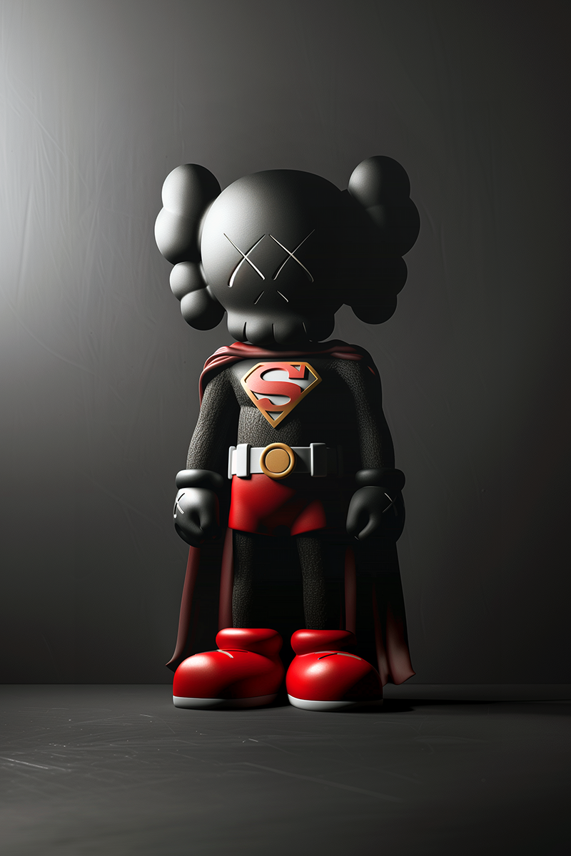 SuperKaws Black&Red