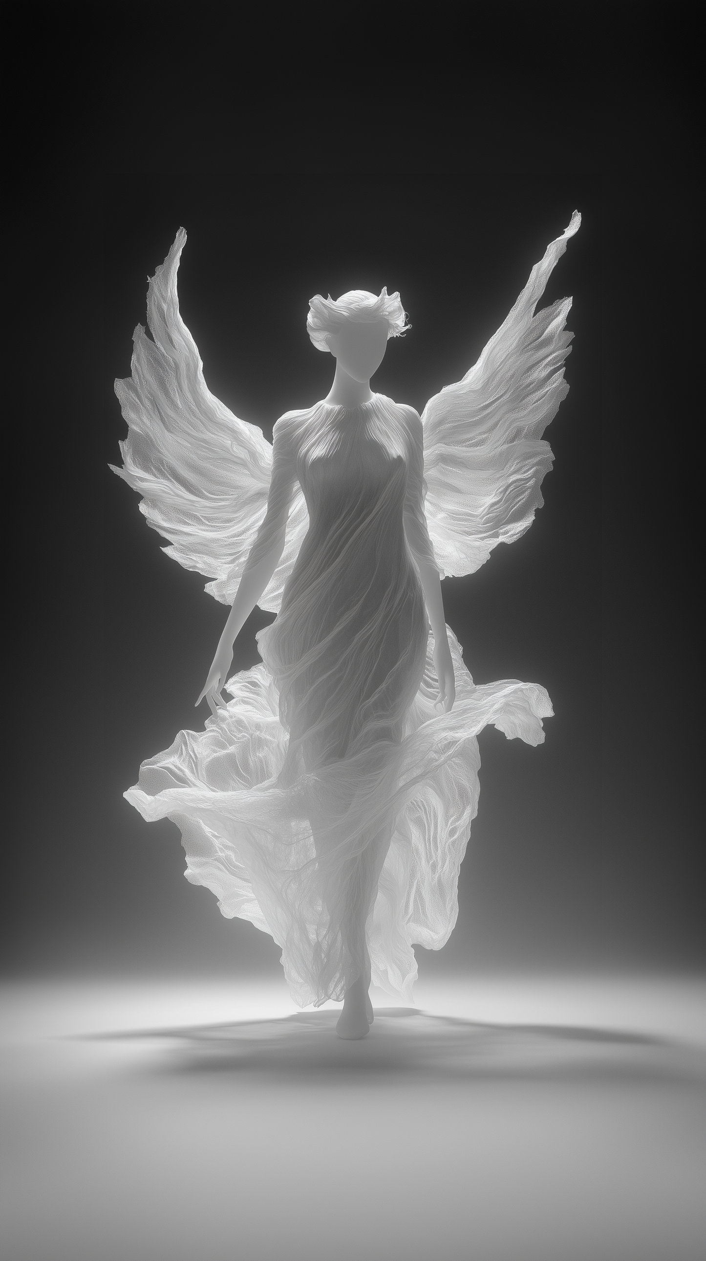 Silk Angel Abstract