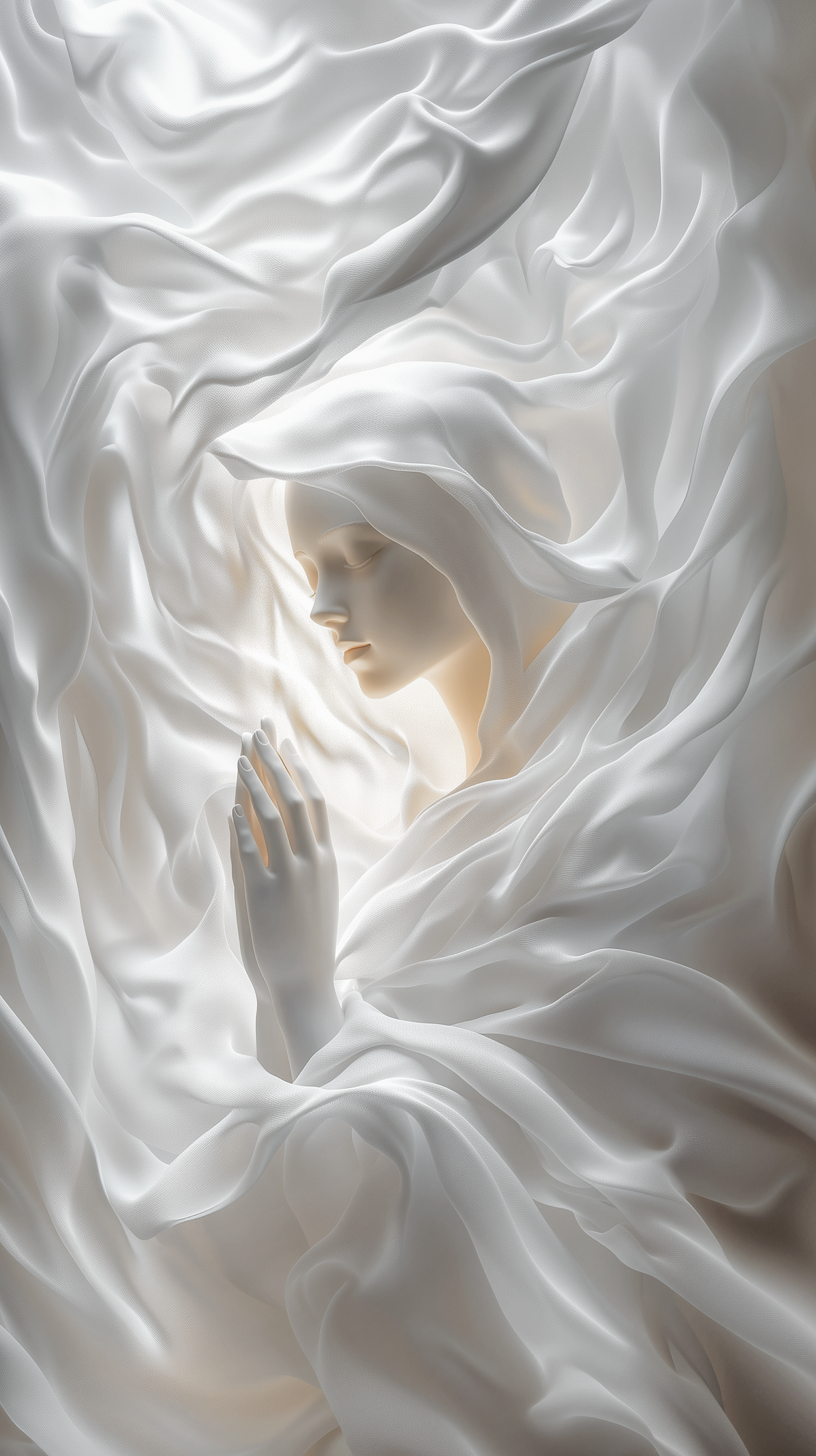 White Silk Madonna 2