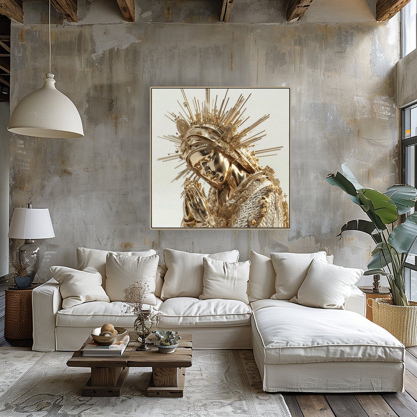 Metal Gold Madonna