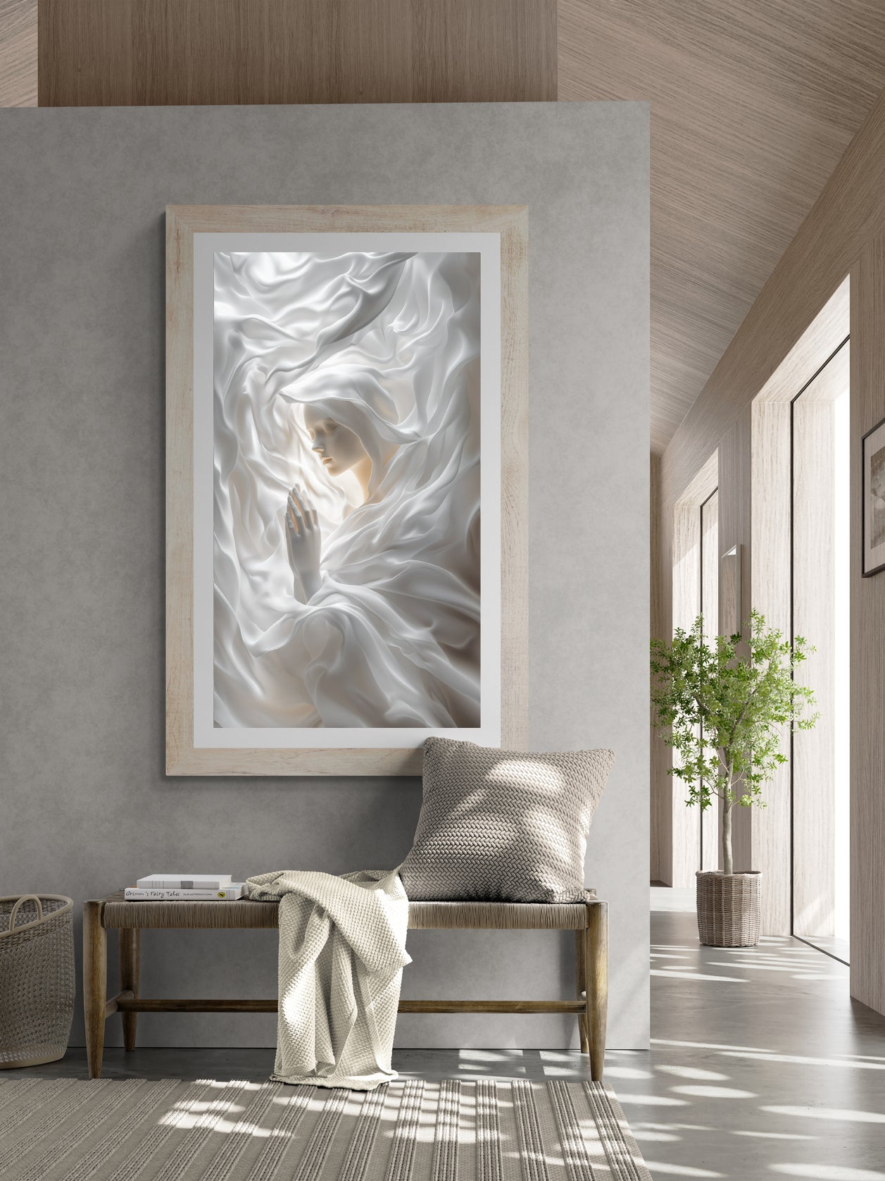White Silk Madonna 2