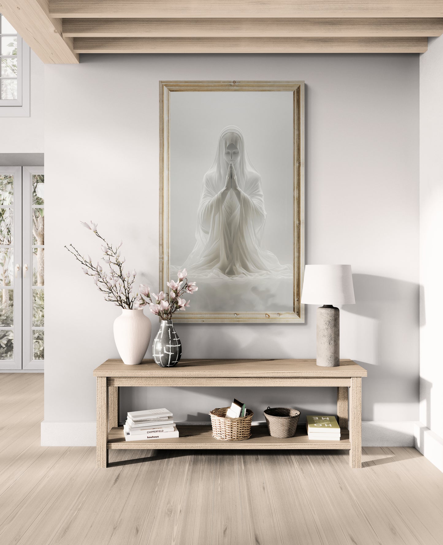 Silk Madonna Praying
