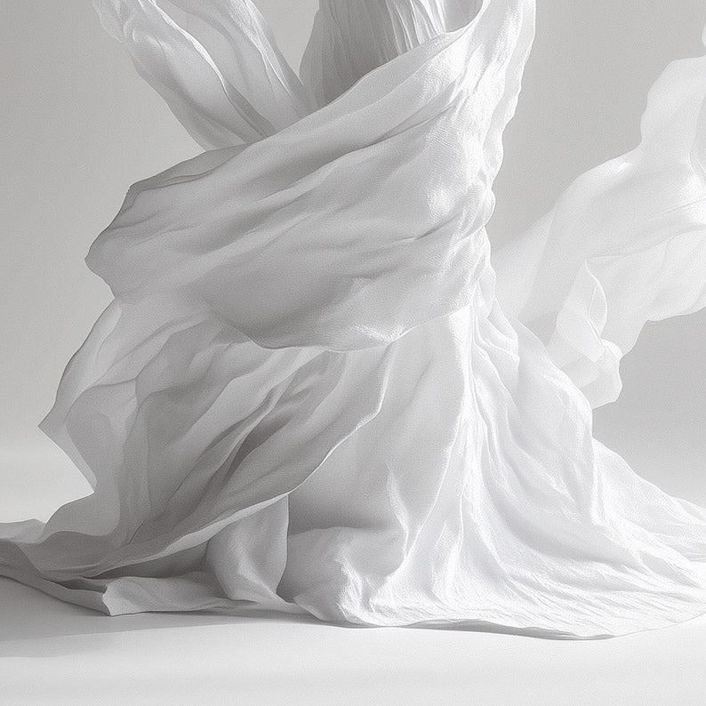 Silk Abstract Ethereal Angel