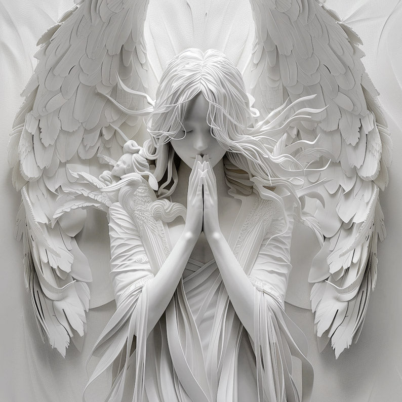 Origami Angel Praying (Limited Edition)