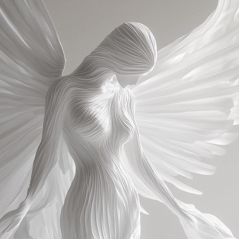 Silk Abstract Ethereal Angel