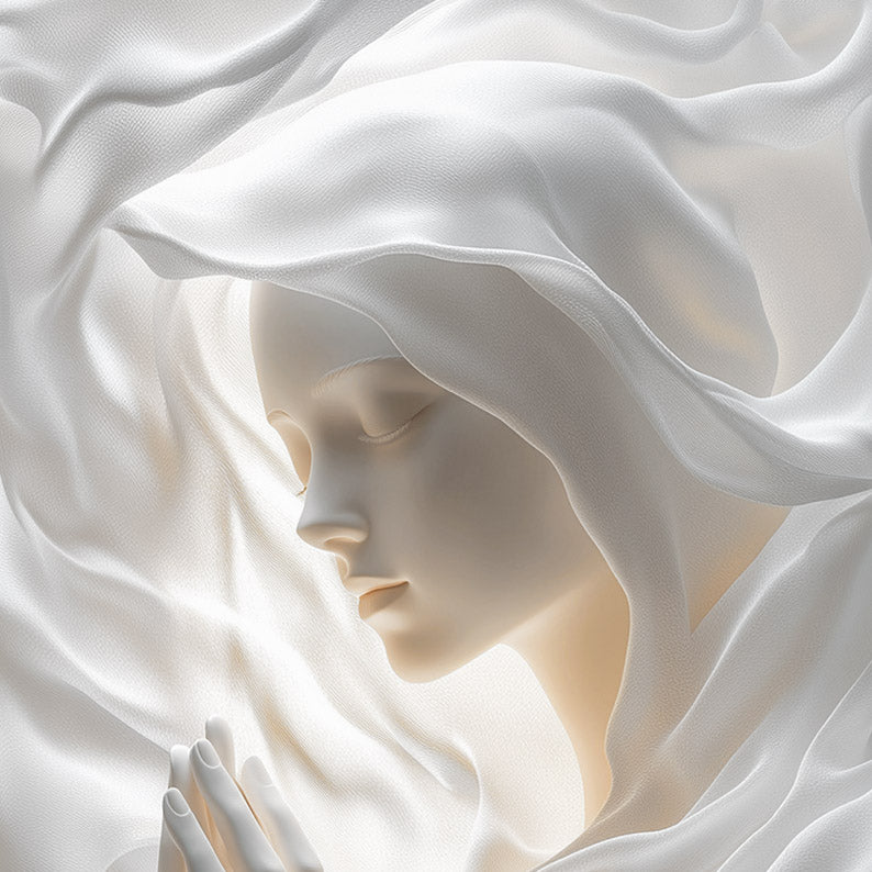 White Silk Madonna 2