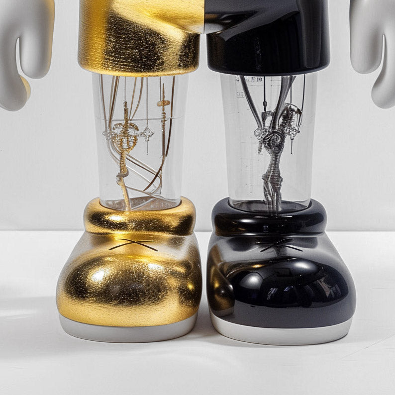 Transparent Gold Circuit Kaws