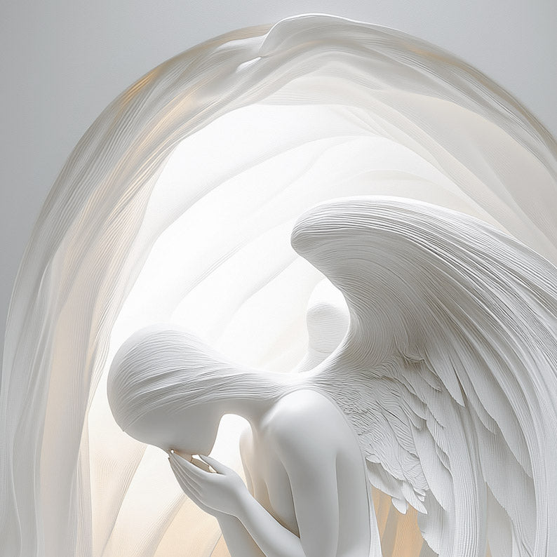 Abstract Angel Praying Niche
