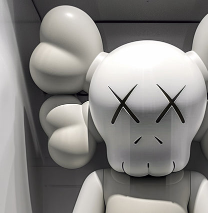 White Glass Case Kaws