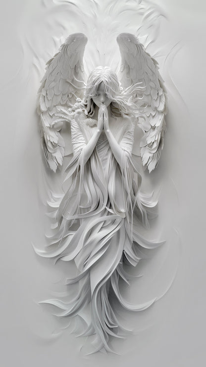 Origami Angel Praying (Limited Edition)