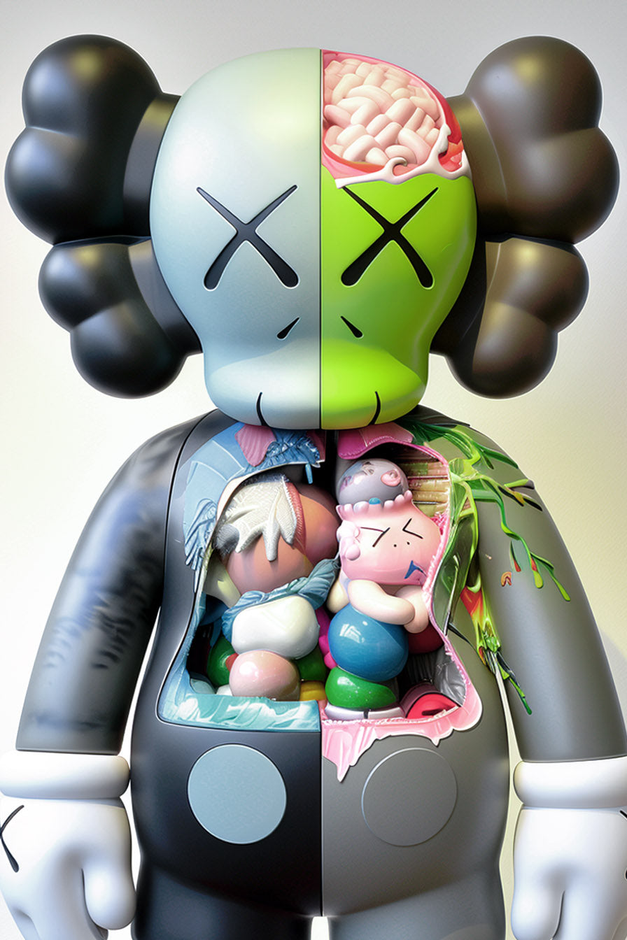 Crazy Kaws Dissected at Museum