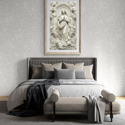Madonna Marble Relief 9