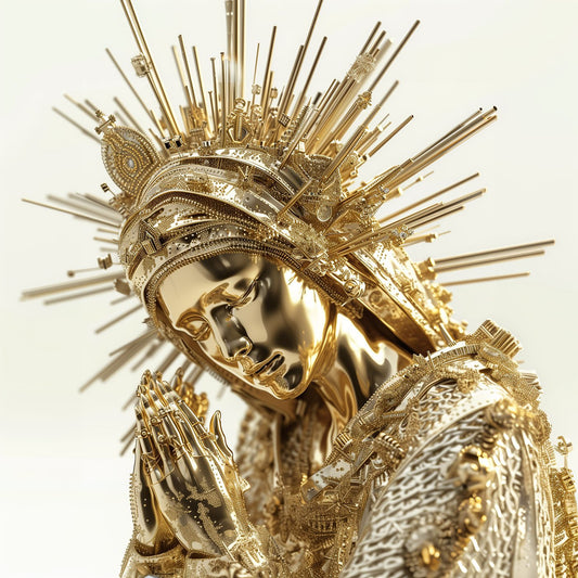 Metal Gold Madonna