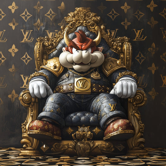 Bowser Gold Vuitton Throne