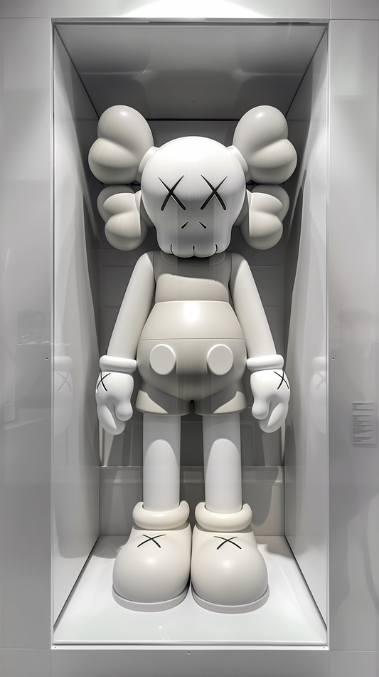 White Glass Case Kaws