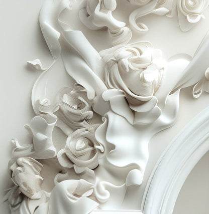 Madonna White bas-relief