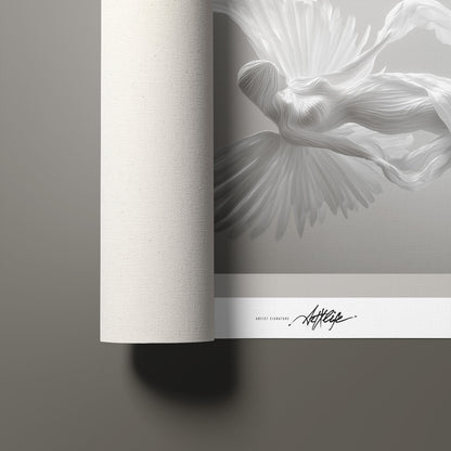 Silk Abstract Ethereal Angel