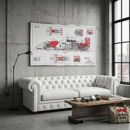 Senna McLaren MP4/8 Technical Study