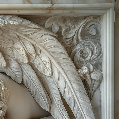 Sweet Marble Angel Sleeping