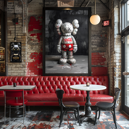 Kaws Graphiti Red