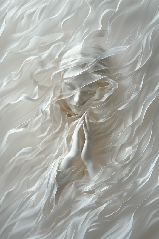 White Silk Madonna (Limited Edition)