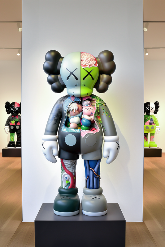 Crazy Kaws Dissected at Museum