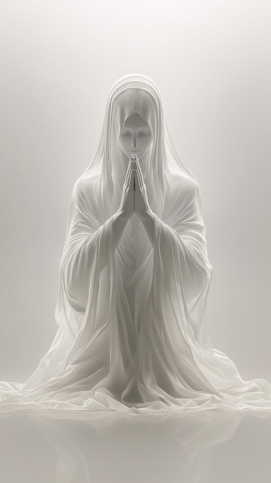 Silk Madonna Praying