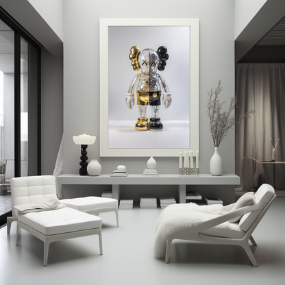 Transparent Gold Circuit Kaws