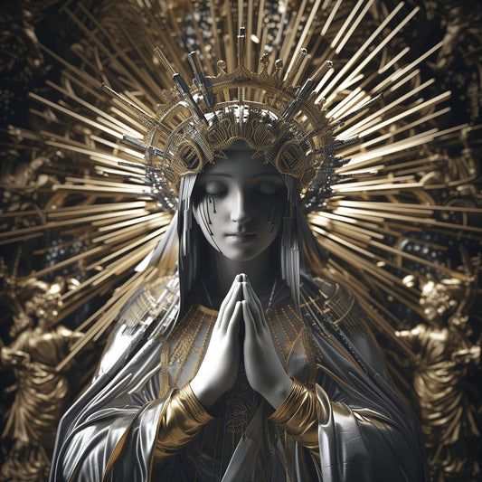 Golden Pray Madonna