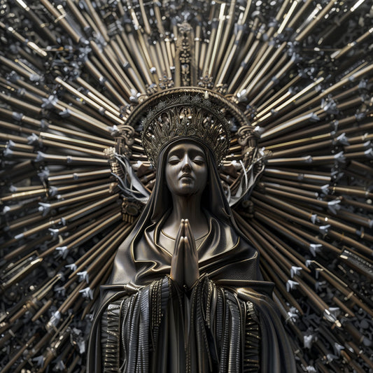 Crowned Madonna Metal