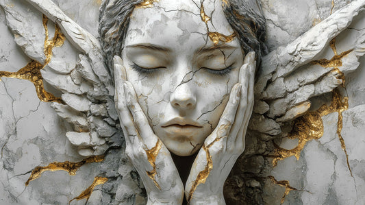 Stone Angel Wings