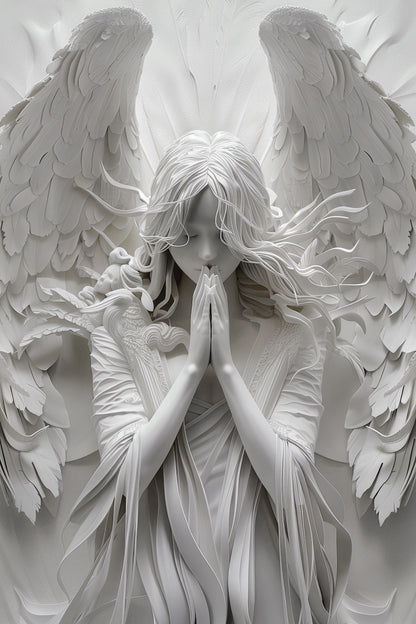 Origami Angel Praying (Limited Edition)