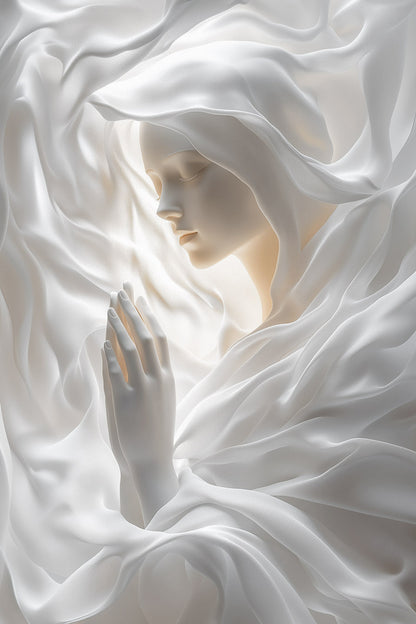 White Silk Madonna 2