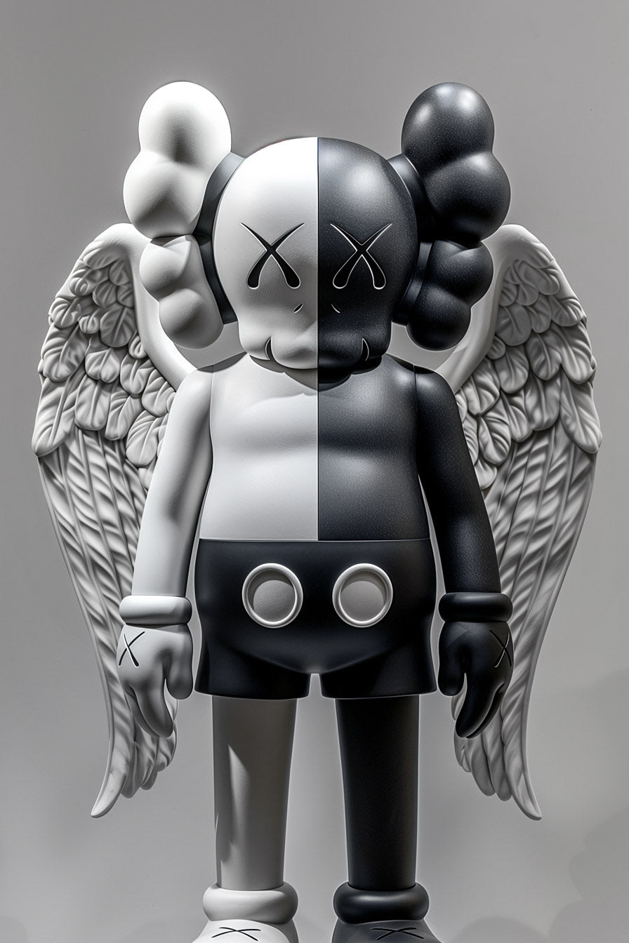 Good or Evil Angel Kaws