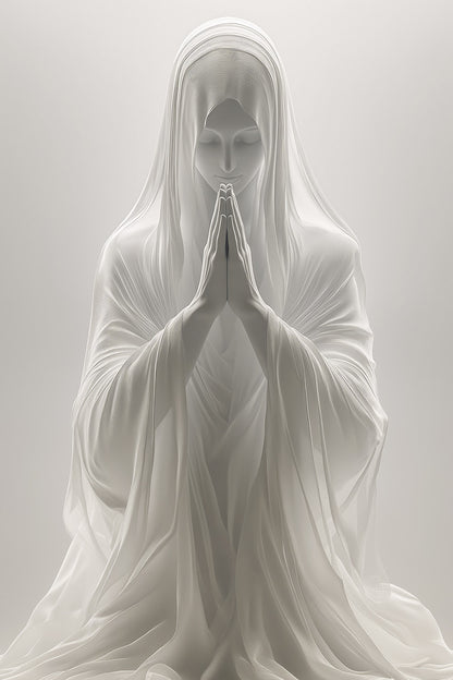 Silk Madonna Praying